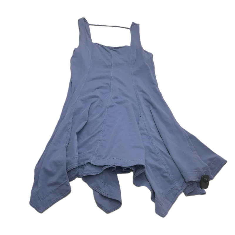 Women's Notched Collar DressesBlue  Athletic Dress By Daily Practice By Anthropologie  Size: L