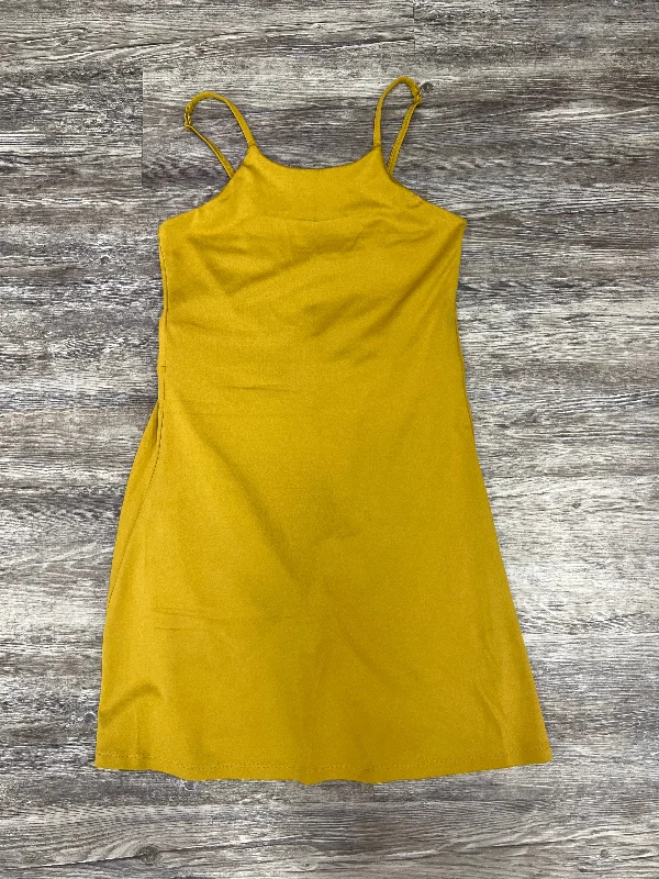 Women's Strapless DressesYellow Athletic Dress Girlfriend Collective, Size L