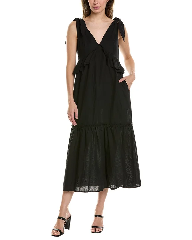 Women's Narrow Collar DressesIPPONELLI Midi Dress