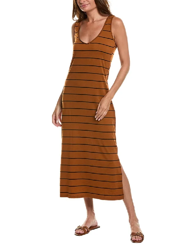 Women's Boat-Neck DressesIsla Ciel Sleeveless Midi Dress