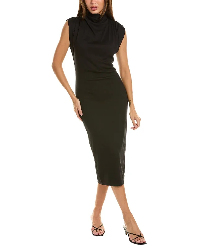 Women's Notched Collar DressesMichael Stars Iolanda Midi Dress