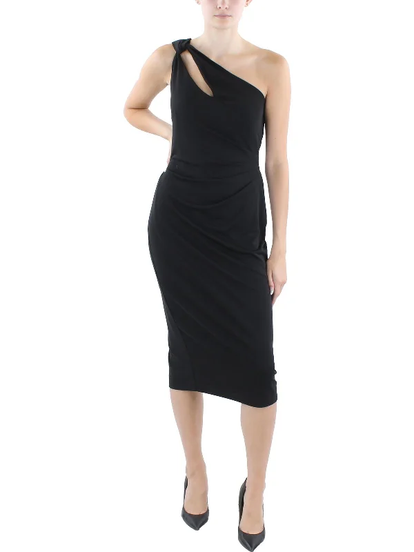 Women's Keyhole-Neck DressesWomens Midi Cut-Out Bodycon Dress