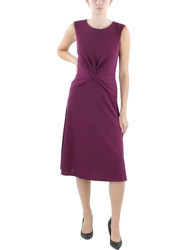 Women's Mini DressesWomens Midi Gathered Sheath Dress