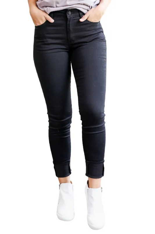 Women's Jodhpurs with Notched CollarAlyssa High Waist Skinny Jeans In Black