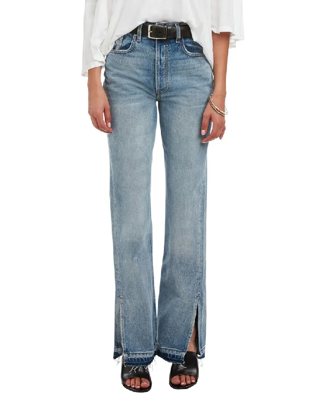 Women's Jodhpurs with Keyhole CollarEB Denim Unraveled Two Luca Slim Straight Leg Jean