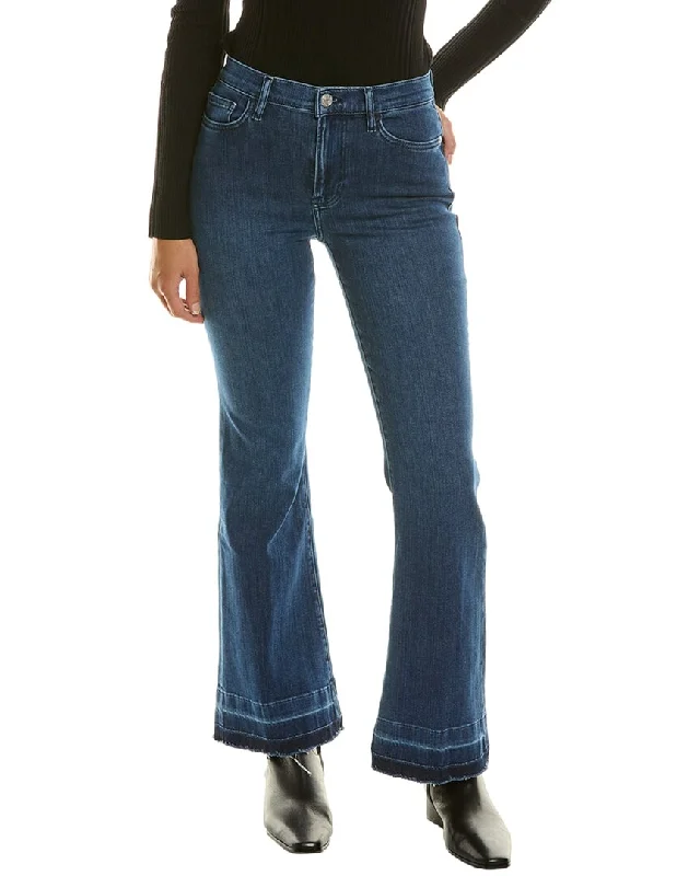 Women's Jodhpurs with U-Shaped NeckFRAME Denim Le Easy  Flare Leg Jean