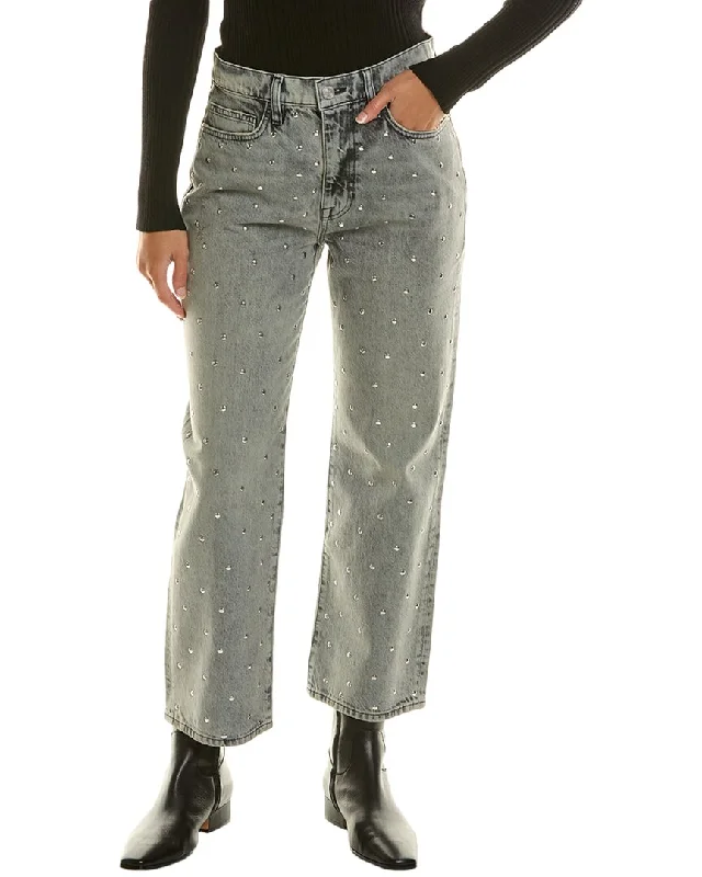 Women's Cargo PantsFRAME Denim Le Jane Crop High-Rise Subculture Straight Jean