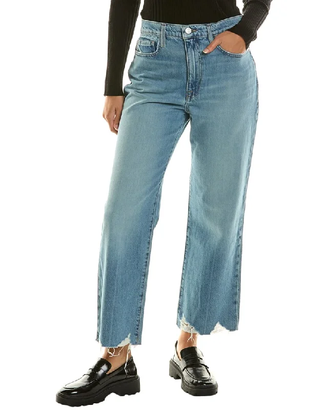 Women's Jodhpurs with High WaistFRAME Denim Le Slim Palazzo High-Rise Varsity Blues Modern Chew Wide Leg Jean