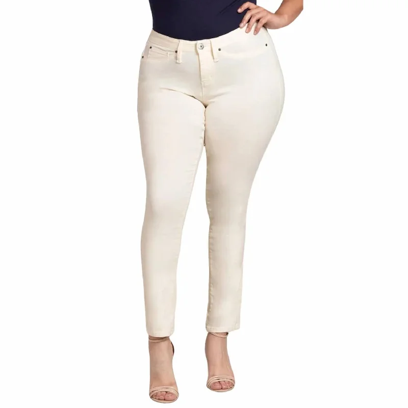 Women's Jodhpurs with Long LengthHyperstretch Skinny Jeans - Plus In Milkshake