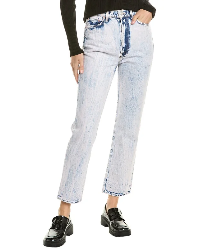 Women's Jodhpurs with Tapered LegMOTHER High-Waist Rider Pink Ankle Jean