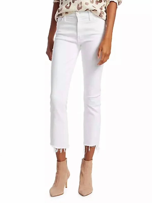 Women's Jodhpurs with Straight HemThe Insider Crop Step Fray Jeans In Fairest Of Them All