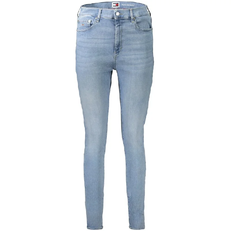 Women's Jodhpurs with Rounded CollarTommy Hilfiger blue Cotton Women Skinny Women's Jean