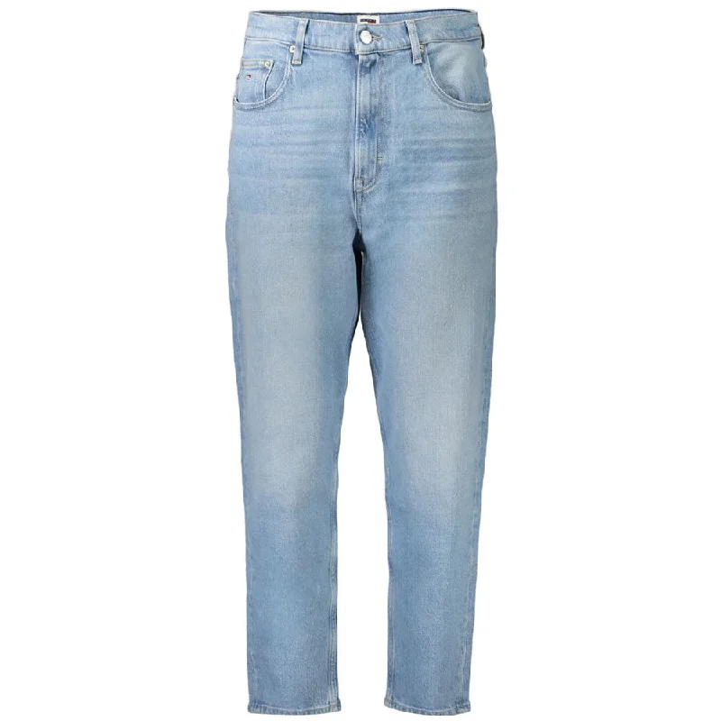 Women's Jodhpurs with Narrow CollarTommy Hilfiger blue Cotton Women Women's Jeans