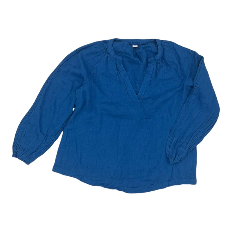 Women's Blouse with HoodTOP LS by OLD NAVY In BLUE, Size: S