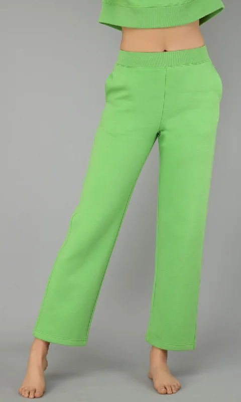 women's pajamas for those who love to indulgeGlam Green Fleece Lounge Pant