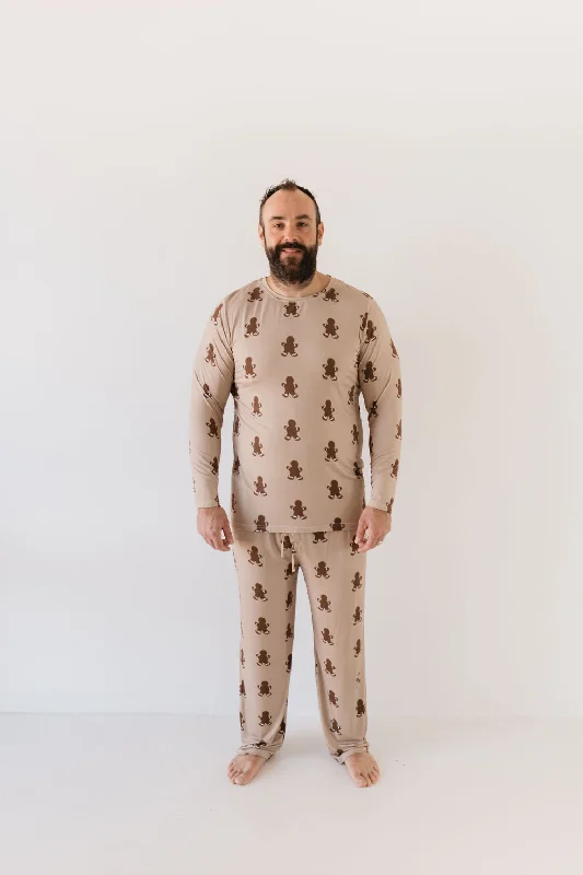 women's pajamas with a charming, vintage aestheticMen's Bamboo Pajamas | Gingerbread