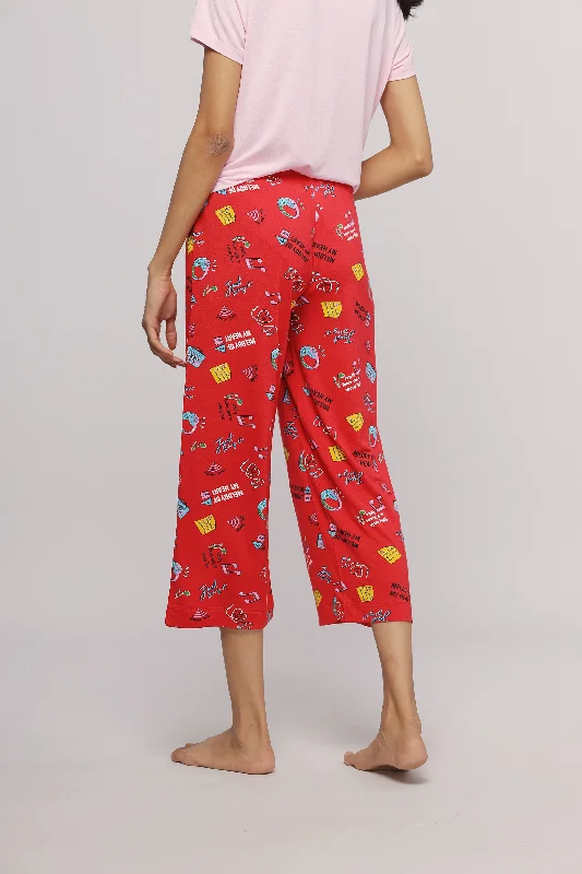 women's pajamas for everyday wearMusic In My Heart Capri