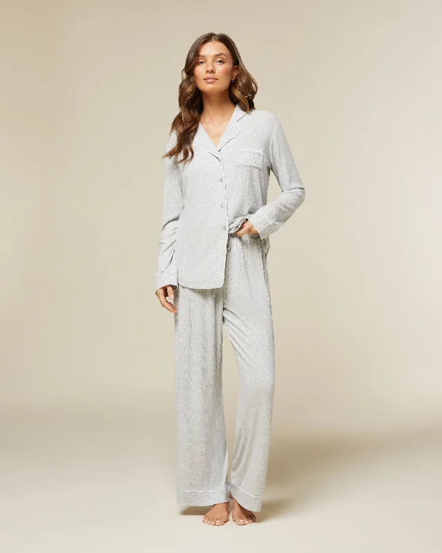 women's pajamas with adjustable waistbandsPull On Wide Leg Pajama Pant