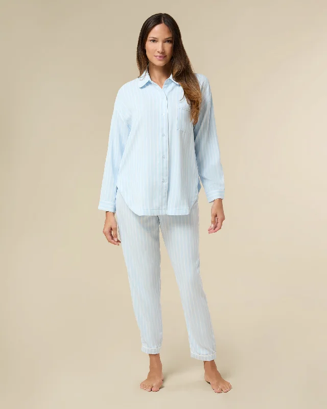 women's pajamas in solid colorsPull On Woven Jogger