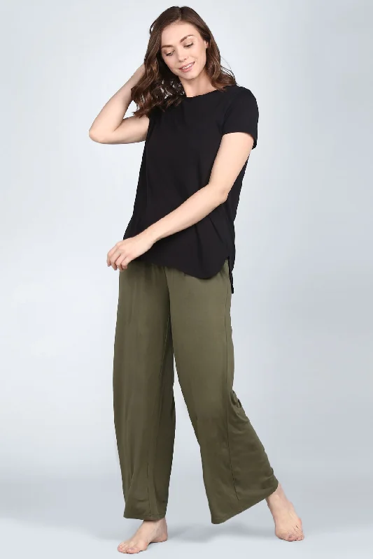 women's pajamas for hot summer nightsStone Grey Lounge Pant